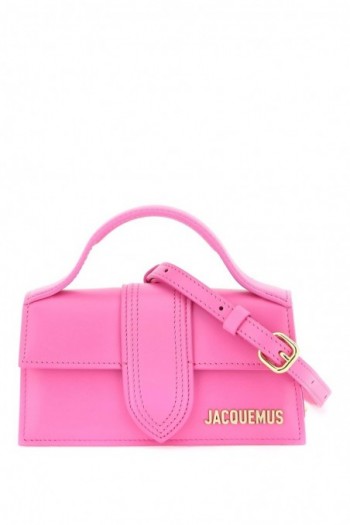 Jacquemus Mini różowa skórzana torebka Le bambino