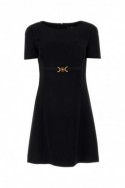 2Versace Czarna sukienka mini ze stretchem, czarna
