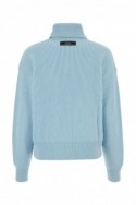 2Versace Jasnoniebieski wełniany sweter z logo