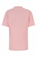 2Versace Różowa bawełniana koszulka z logo