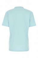 2Versace Jasnoniebieska bawełniana koszulka z logo