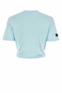 2Versace Pastelowy jasnoniebieski bawełniany t-shirt 1978 Re-Edition