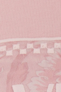 2Versace Różowa, bawełniana bluza z kapturem z logo