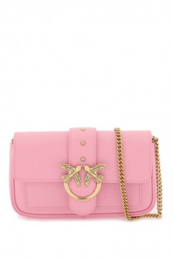 Pinko Różowa torebka na ramię Love pocket simply 29384