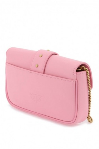 Pinko Różowa torebka na ramię Love pocket simply 29384