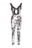 2Versace Jeans Couture Elastyczny kombinezon z nadrukiem Paisley, 76HAN001JS292003
