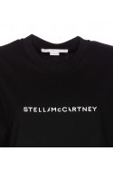 2Stella mccartney Bawełniana koszulka z logo, czarna