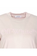 2Off-white Bawełniana koszulka z logo, OWAA049S24JER0013636