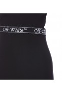 2Off-white Elastyczna sukienka z logo