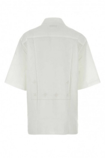 Marine Serre Biała koszulka z logo