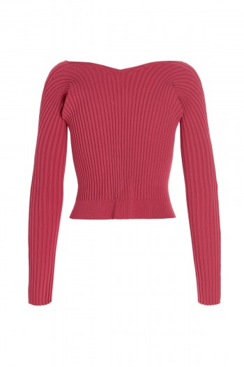 JACQUEMUS Różowy sweter „Le maille pralu longue”